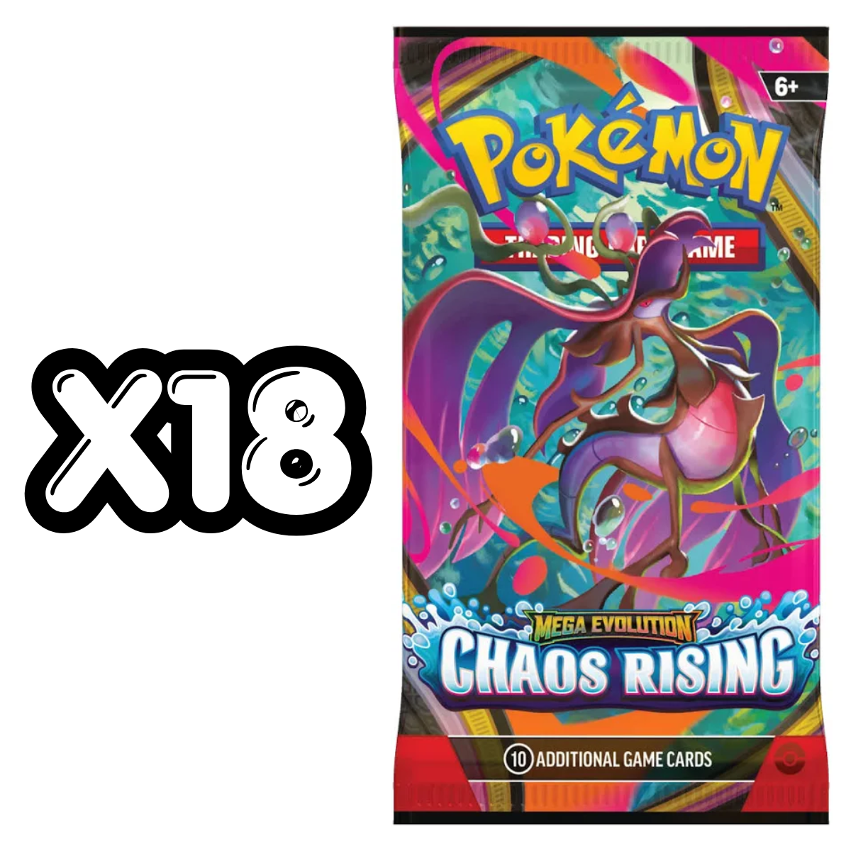 Chaos Rising Booster Box (18 Boosters) | POKÉMON | English