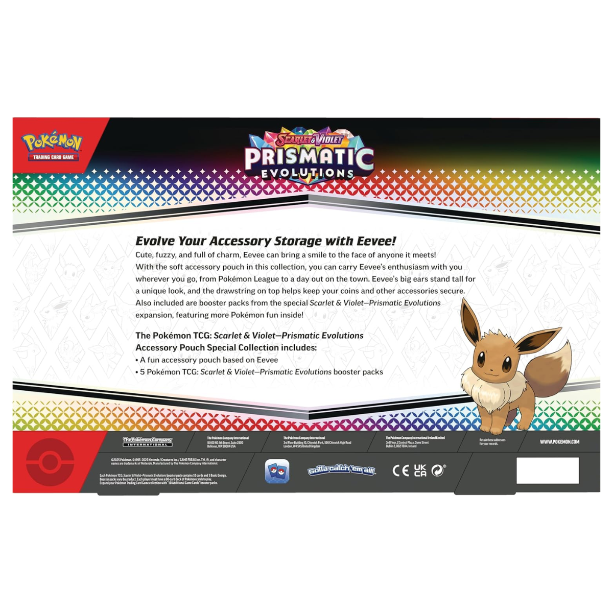Prismatic Evolutions: Accessory Pouch Special Collection | POKÉMON | English
