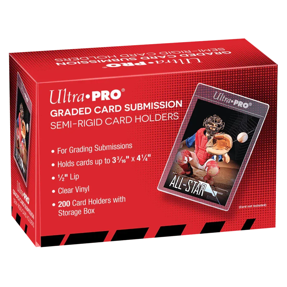 Semi-Rigid Card Sleeves for Grading 1/2-Inch | Ultra Pro | 100/200 Units