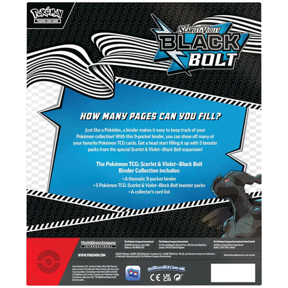 Black Bolt & White Flare Binder Collection | POKÉMON | English