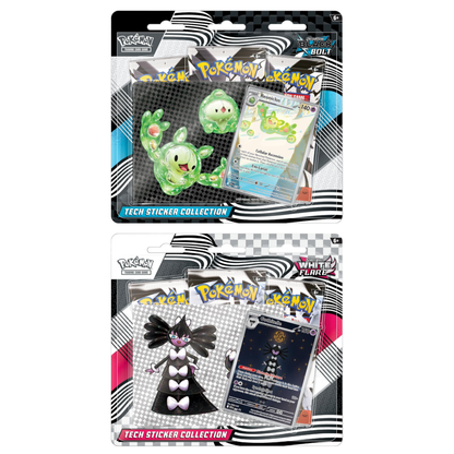 Black Bolt & White Flare Tech Sticker Collection | POKÉMON | English