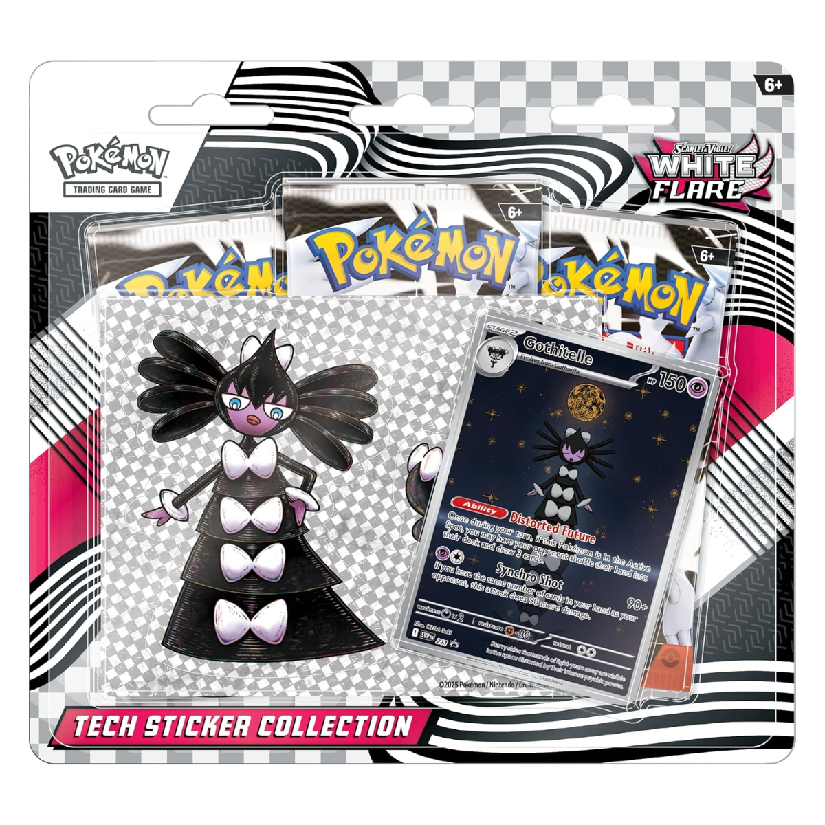 Black Bolt & White Flare Tech Sticker Collection | POKÉMON | English