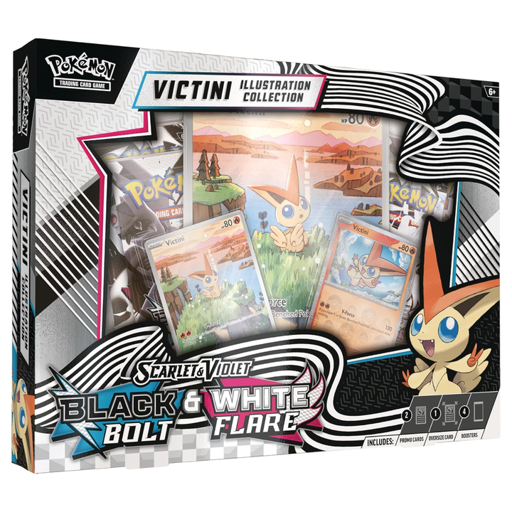 Black Bolt & White Flare Unova Victini Illustration Collection | POKÉMON | English