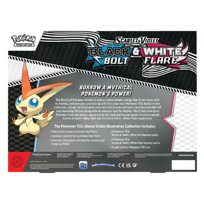 Black Bolt & White Flare Unova Victini Illustration Collection | POKÉMON | English