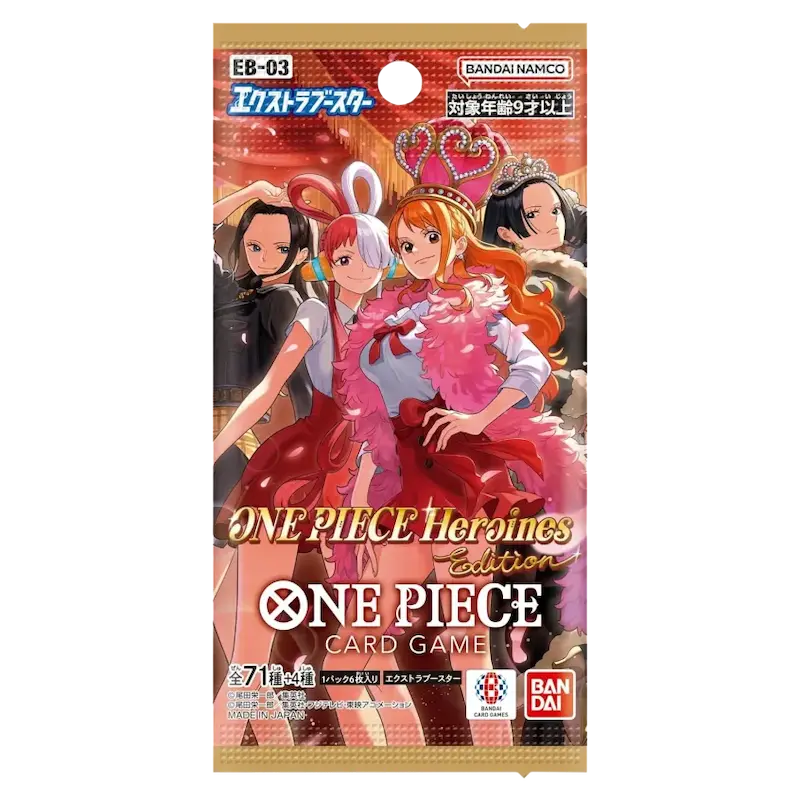 EB-03 Booster Pack | ONE PIECE | Heroines Edition | Japanese