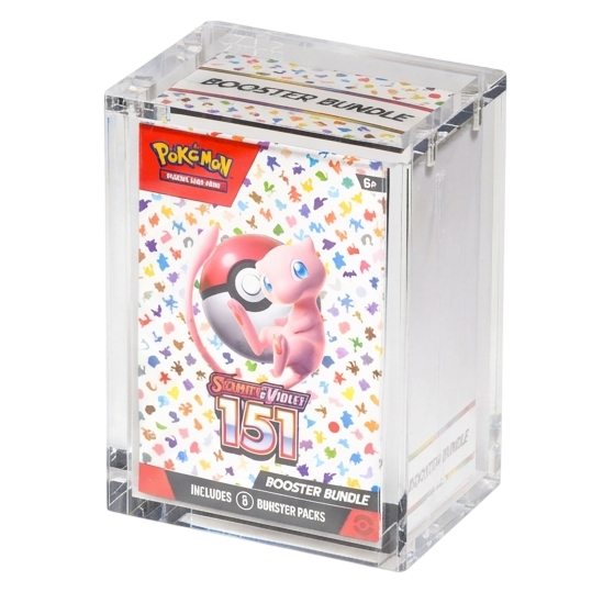 Magnetic Acrylic Box for Pokémon Booster Bundle | The Acrylic Box