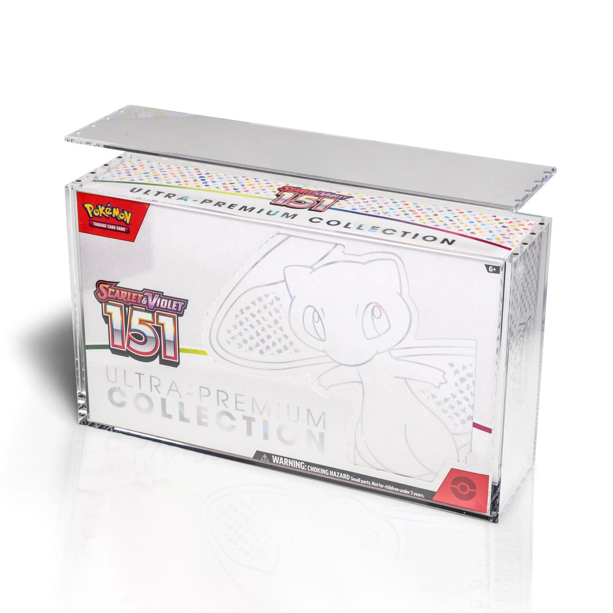 Magnetic Acrylic Box for Ultra Premium 151, Mega Charizard and Terapagos | The Acrylic Box