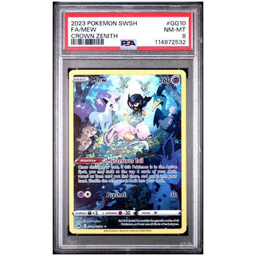 Mew (GG10/GG70) | PSA 8 - Crown Zenith