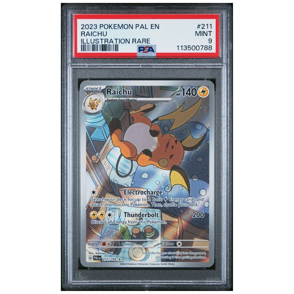 Raichu (211/193) | PSA 9 - Paldea Evolved