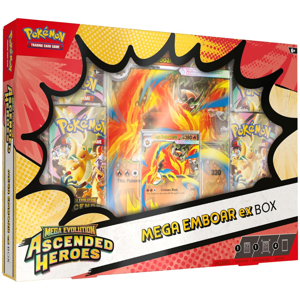 Ascended Heroes: Mega Meganium/Emboar/Feraligatr ex Box | POKÉMON | English