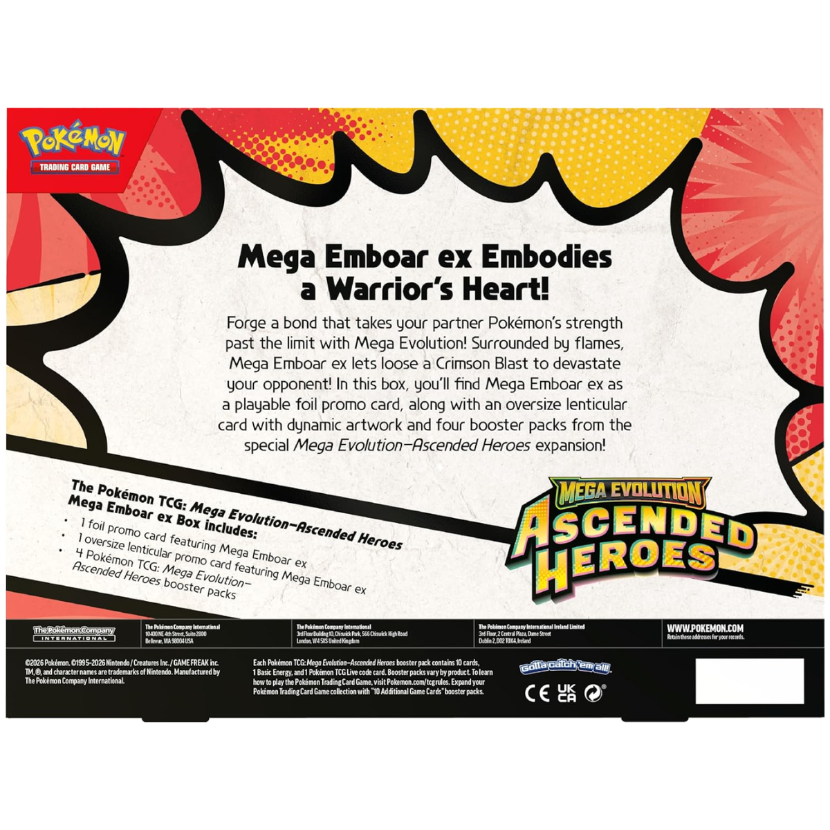 Ascended Heroes: Mega Meganium/Emboar/Feraligatr ex Box | POKÉMON | English