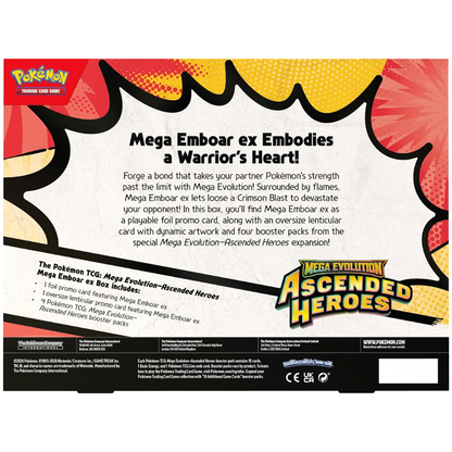 Ascended Heroes: Mega Meganium/Emboar/Feraligatr ex Box | POKÉMON | English