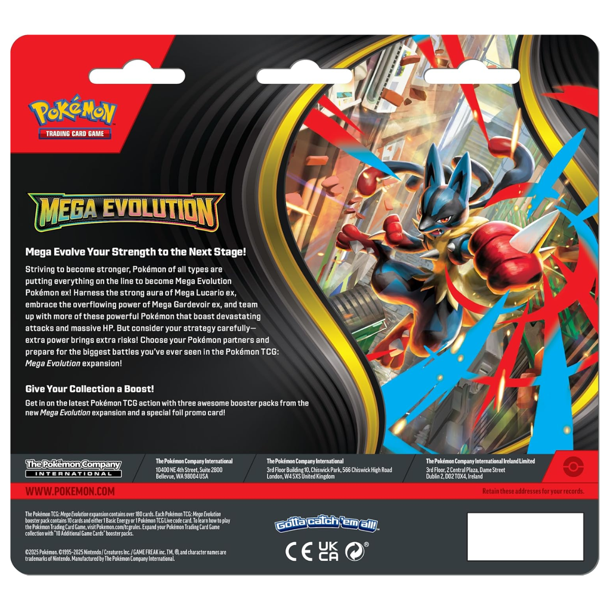 Mega Evolution: 3-Pack Blister | POKÉMON | English