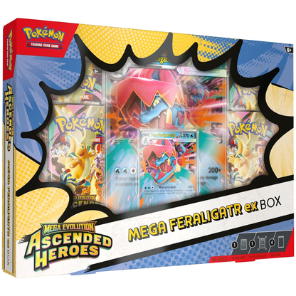 Ascended Heroes: Mega Meganium/Emboar/Feraligatr ex Box | POKÉMON | English