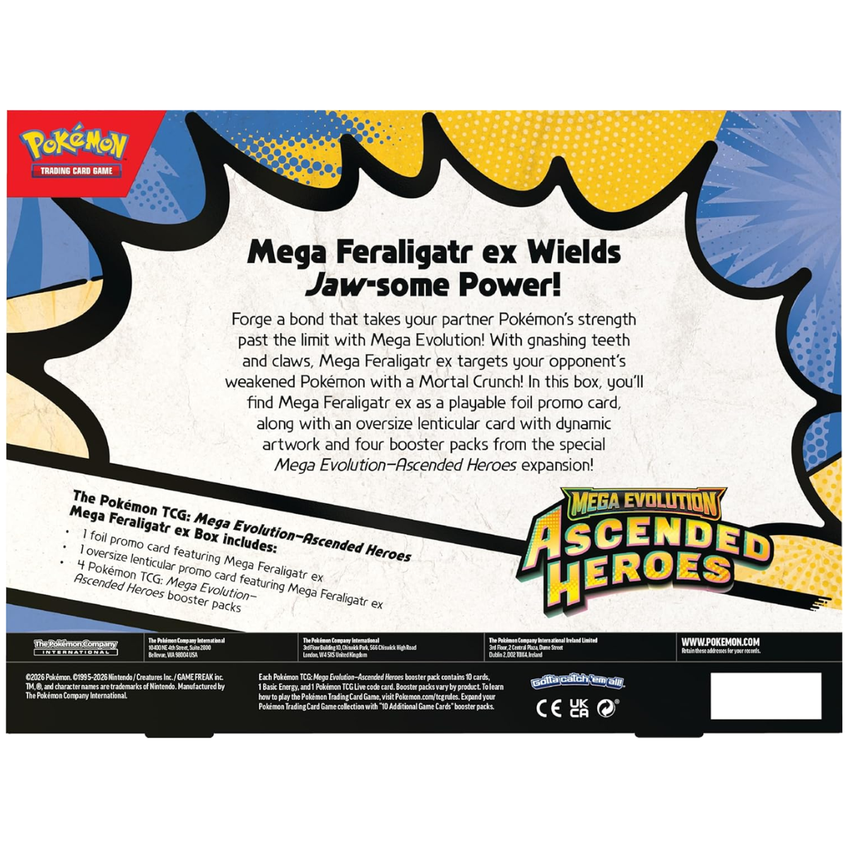 Ascended Heroes: Mega Meganium/Emboar/Feraligatr ex Box | POKÉMON | English