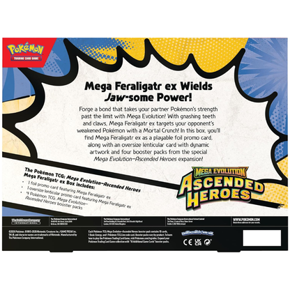 Ascended Heroes: Mega Meganium/Emboar/Feraligatr ex Box | POKÉMON | English
