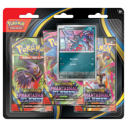 Phantasmal Flames: 3-Pack Blister | POKÉMON | English