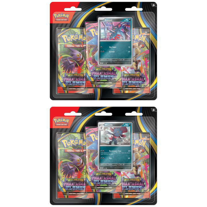 Phantasmal Flames: 3-Pack Blister | POKÉMON | English