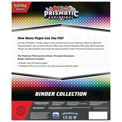 Prismatic Evolutions Binder Collection | POKÉMON | English