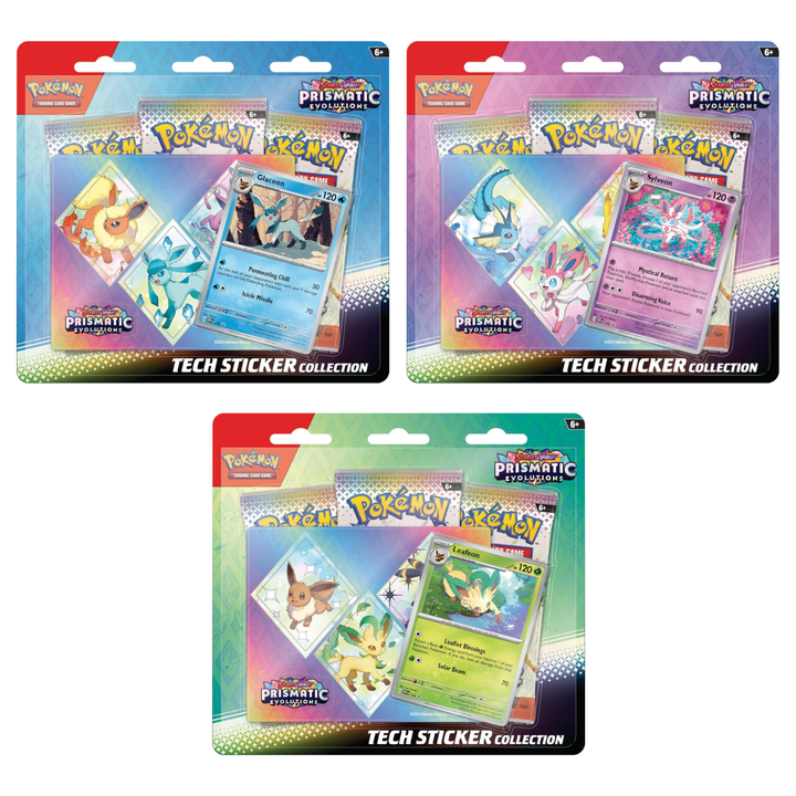 Prismatic Evolutions: Tech Sticker Collection | POKÉMON | English