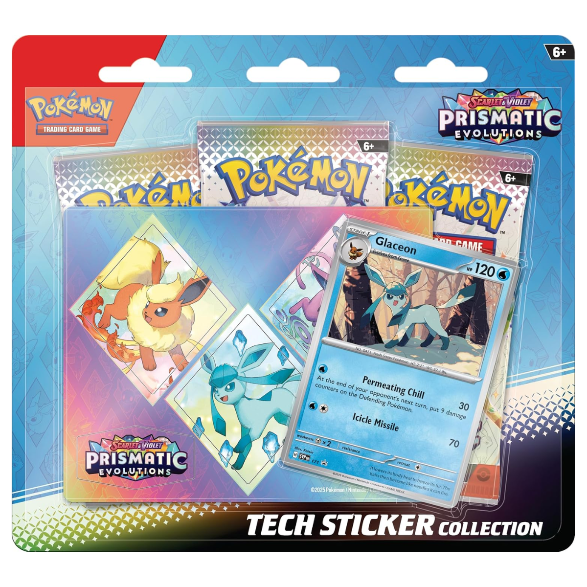 Prismatic Evolutions: Tech Sticker Collection | POKÉMON | English