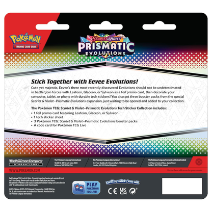 Prismatic Evolutions: Tech Sticker Collection | POKÉMON | English