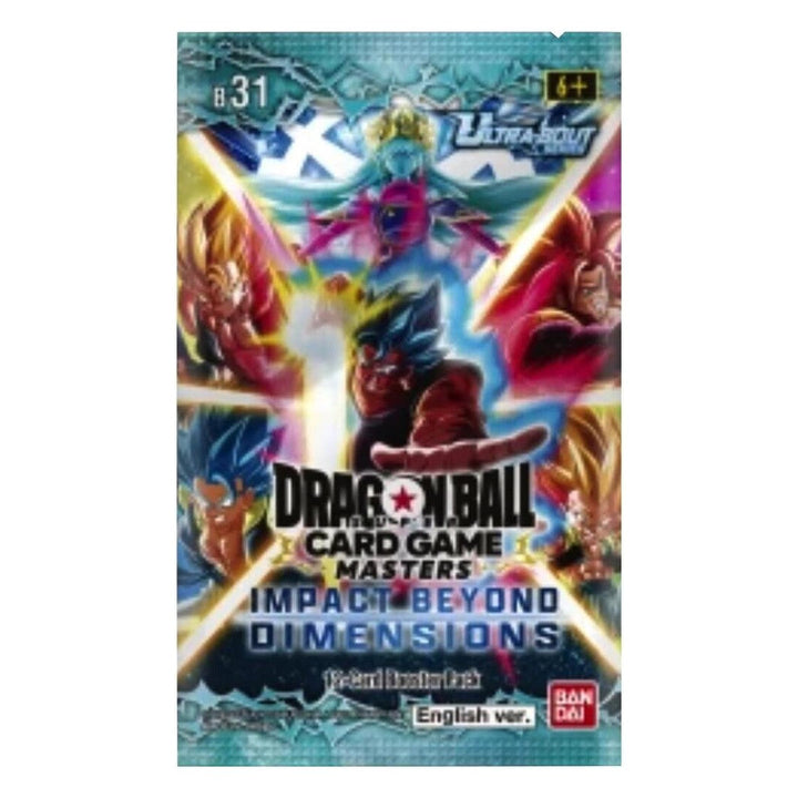 B-31 Booster Pack Impact Beyond Dimensions – Dragon Ball Super Card Game English sealed product