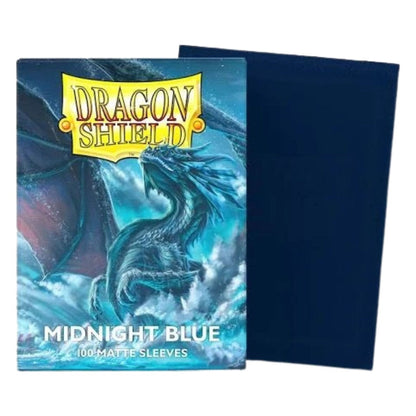 Dragon Shield Matte Sleeves – Midnight Blue (100 ct) | Standard Size