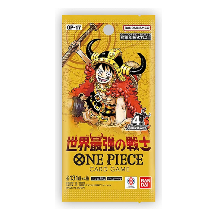 OP-17 Booster Pack The World's Strongest Warriors – One Piece Card Game Japanese sealed product