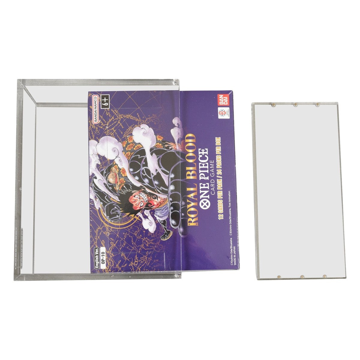 Evoretro Acrylic Display Case for One Piece Card Game Booster Box (English)
